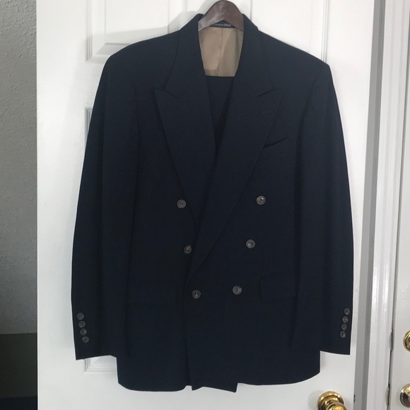 ‼️Sale‼️Navy double breasted blue suit - Picture 1 of 5