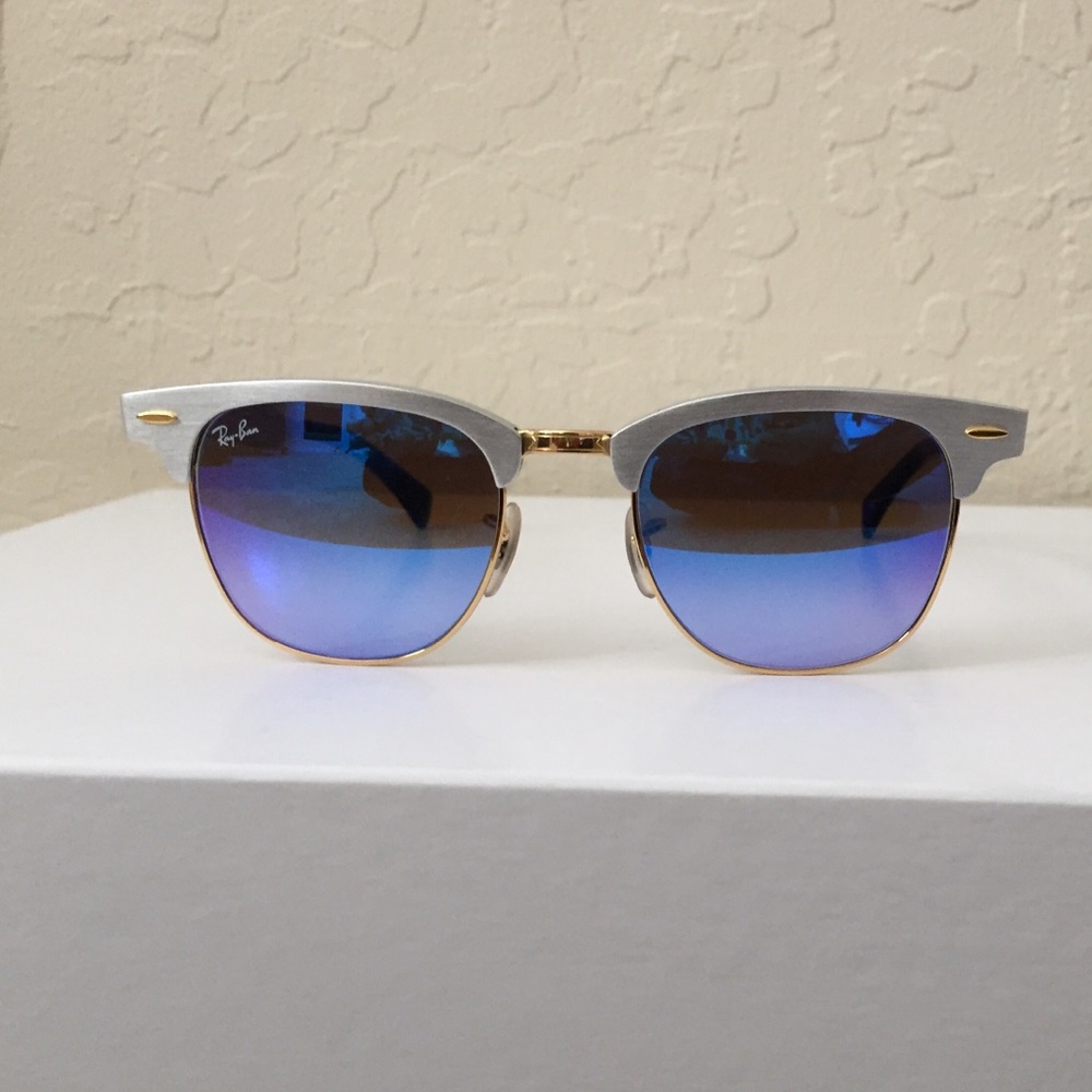 Ray-Ban Clubmaster Silver Sunglasses