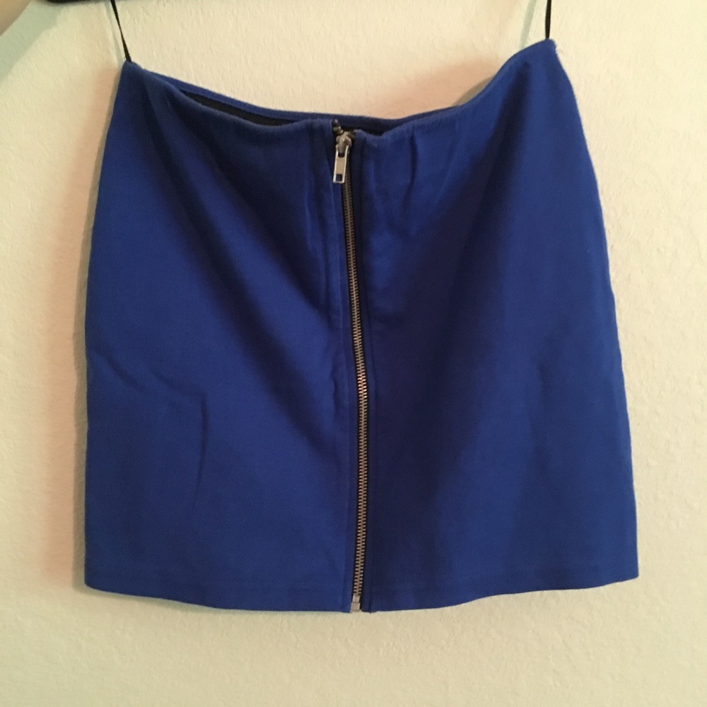 Blue Tube Skirt