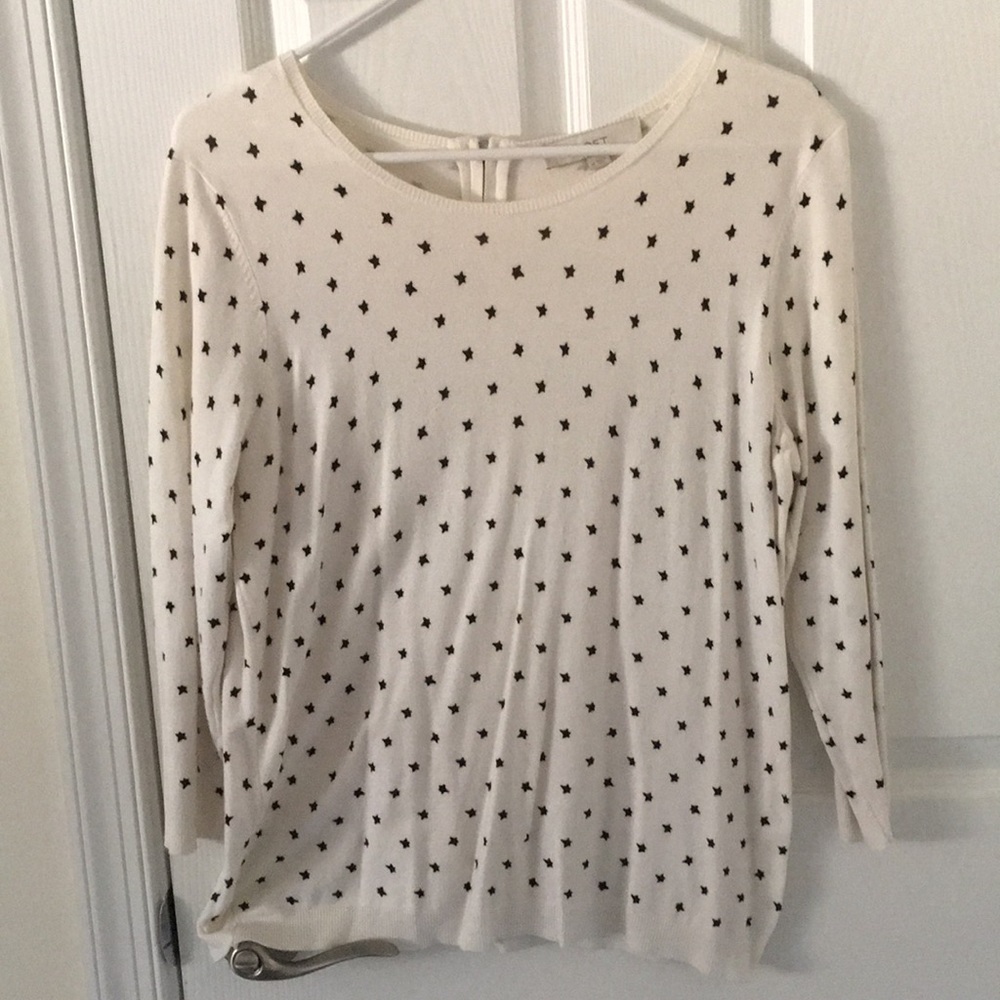 LOFT Star Print Sweater