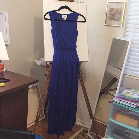 SABINE Hi-Lo Wrap Dress - Picture 2 of 5