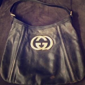 Gucci Black leather bag