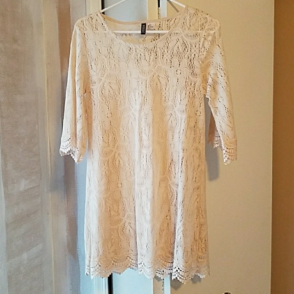 H&M Lace shirt dress
