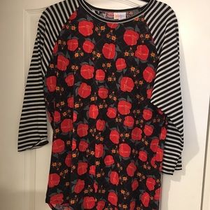 Unicorn black & white striped floral Randy!