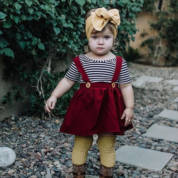 Wine Overall Skirt - Picture 2 of 2