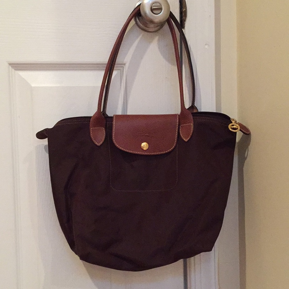 Dark Brown Medium Longchamp Bag
