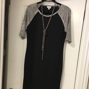 ⚡️FLASH SALE⚡️ Lularoe Elegant black silver Julia