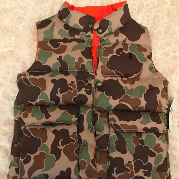 polo ralph lauren camo vest