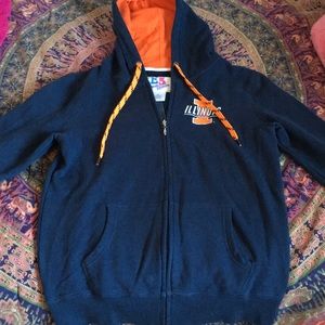 University of Illinois zip up sweatshirt