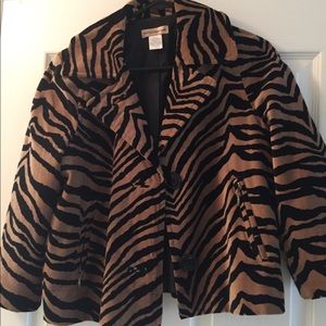 Animal print jacket