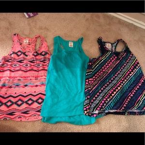 JCPenney Arizona girls tanks-lot of 3 size S 7/8