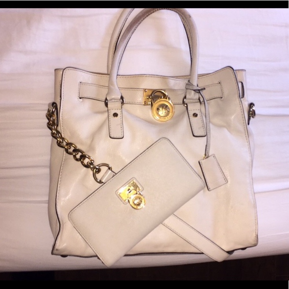 Michael Kors Leather Hamilton Bag