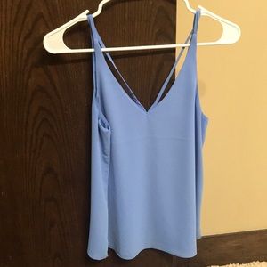 Top shop light blue tank top