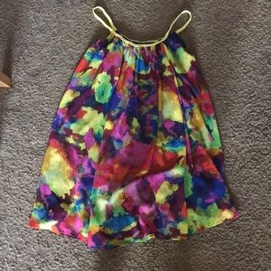 Float rainbow dress