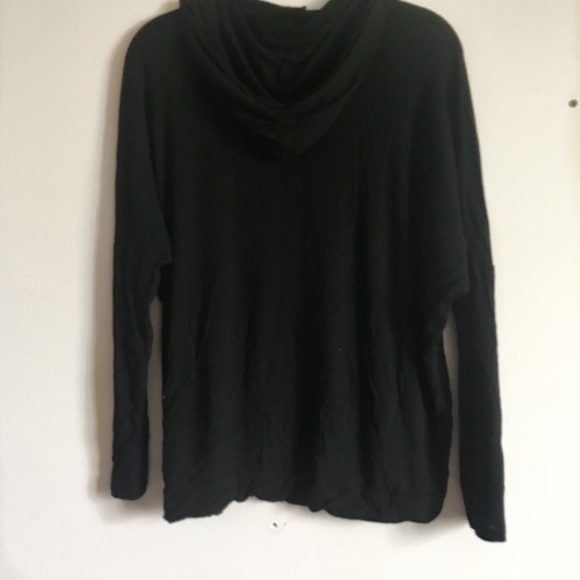 long sleeve black hoodie - Picture 2 of 3