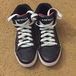 Black/Pink/white Airwalk High top shoes