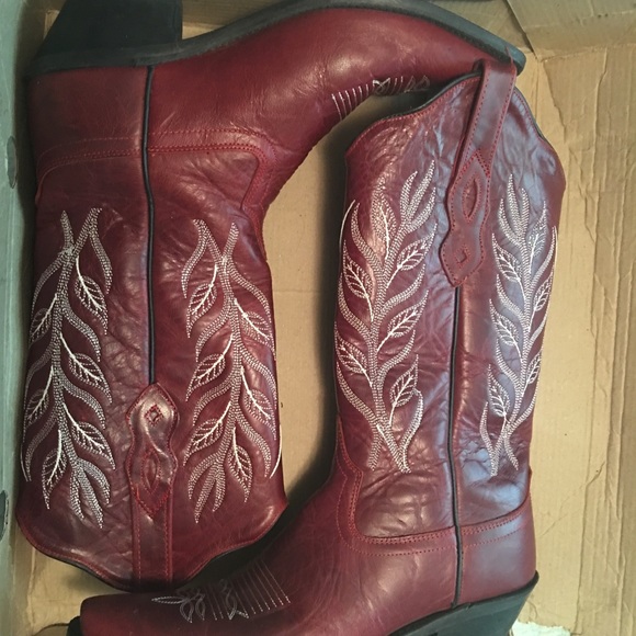 Old West cowgirl boots ❤️ - Picture 1 of 8