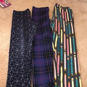 Lot of girls leggings size M-8