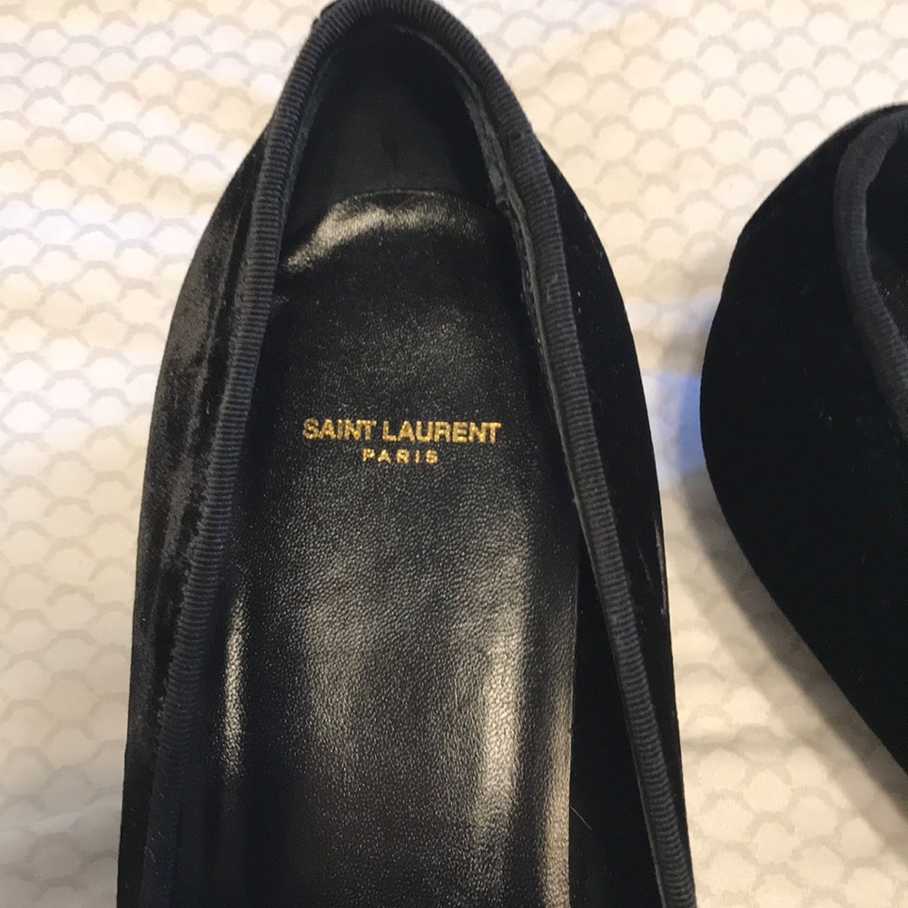 Saint Laurent Crest Venetian Loafers - Picture 2 of 7