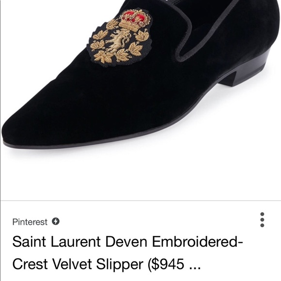 Saint Laurent Crest Venetian Loafers - Picture 6 of 7