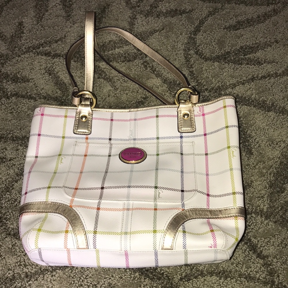 White Coach shoulder bag!