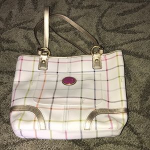 White Coach shoulder bag!