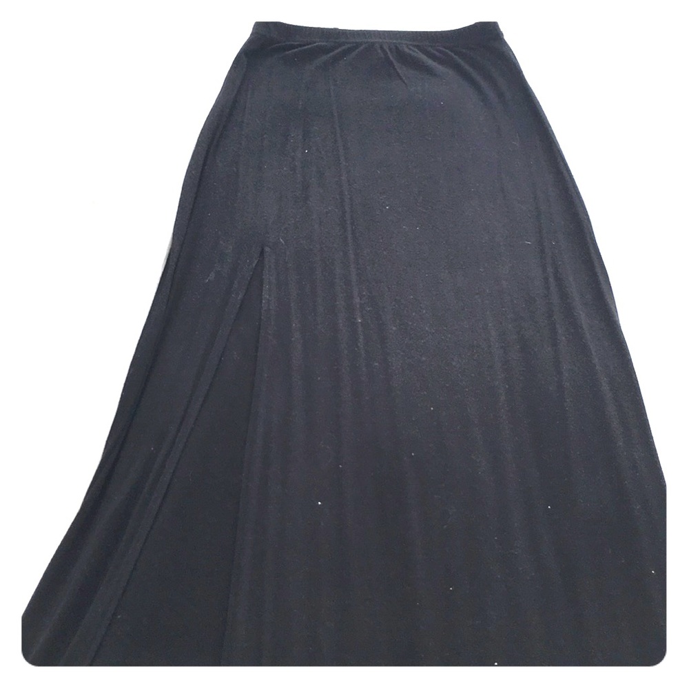 Cotton On | Black Maxi Skirt w/ Slit | Small