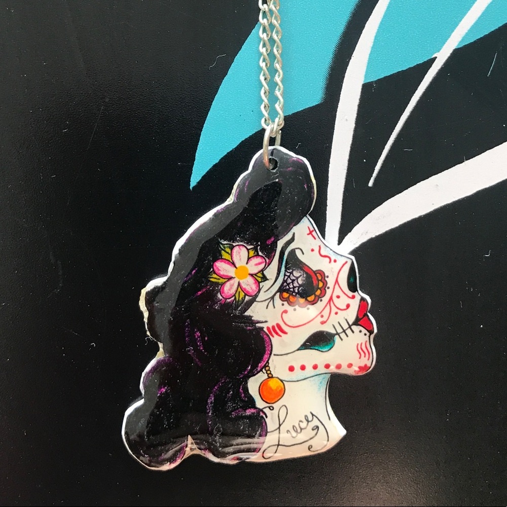 Day of the Dead Calavera Necklace