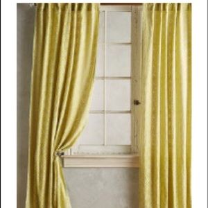 Anthropologie Quadrille Curtain Panels (2)