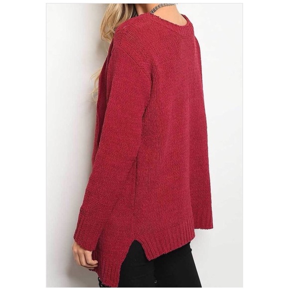 Lace Up Sweater - Picture 4 of 5