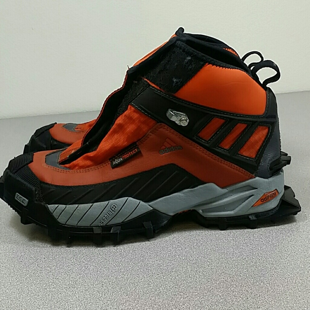 Sold-Orange Adidas aqua protect velcro m6.5, w 7.5 - Picture 2 of 8