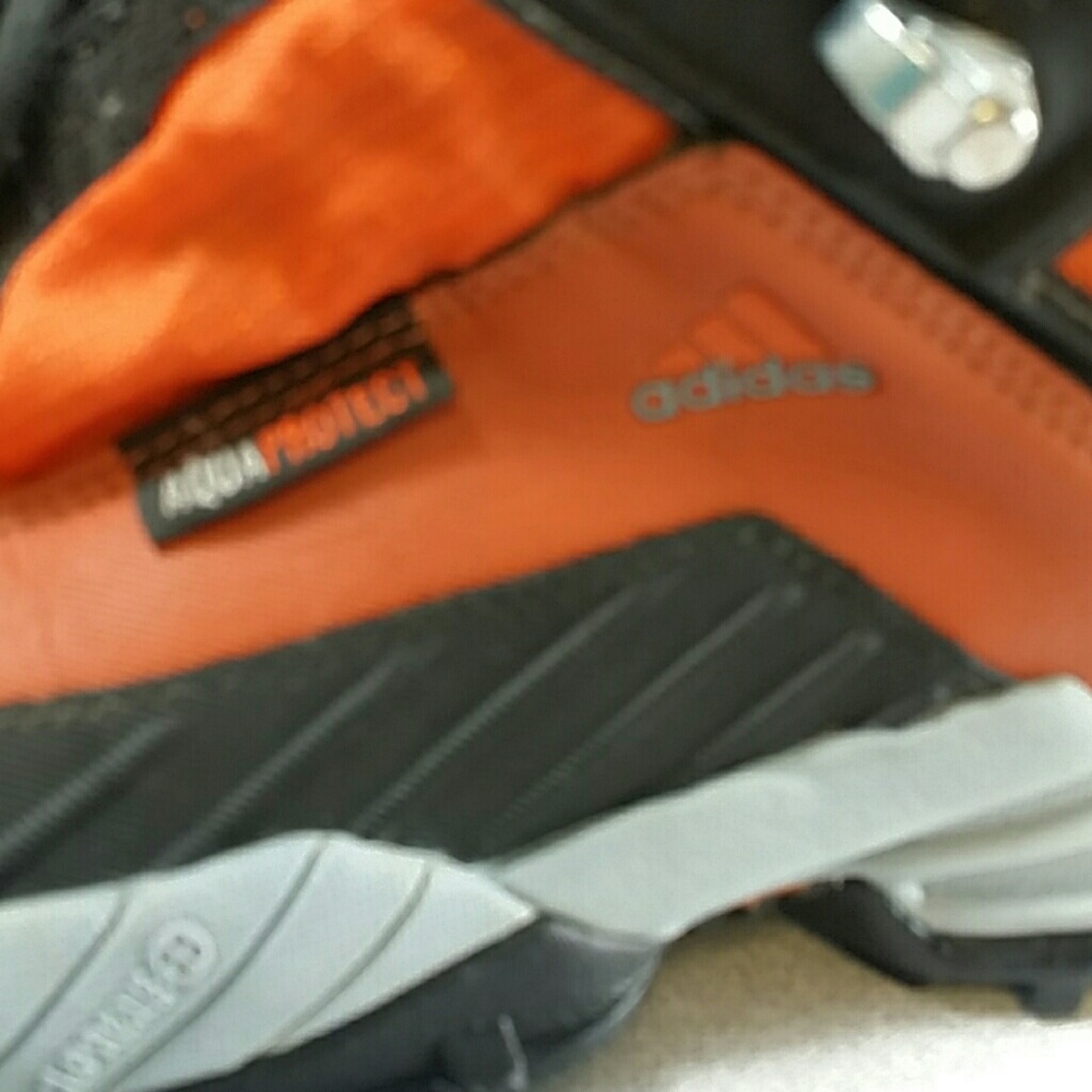 Sold-Orange Adidas aqua protect velcro m6.5, w 7.5 - Picture 7 of 8