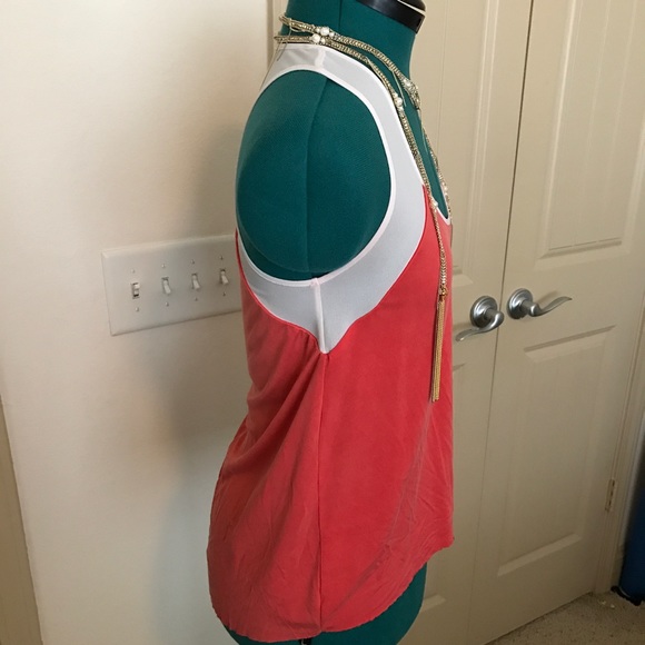 Zara mixed media racerback top - Picture 4 of 7