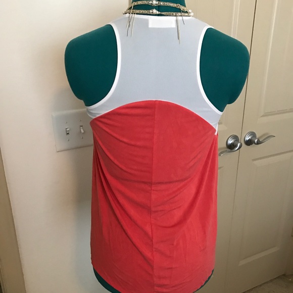 Zara mixed media racerback top - Picture 5 of 7