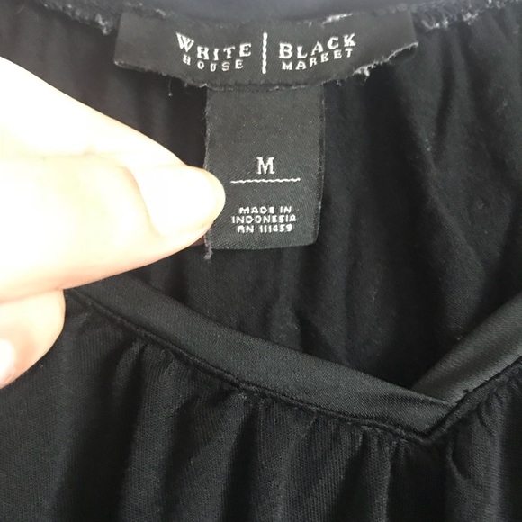 quarter sleeve black with beads shirt - Picture 3 of 3