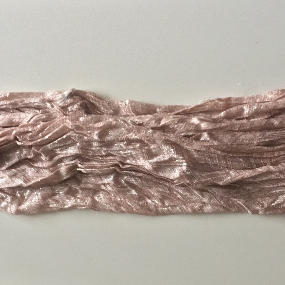 Glam Pink Glitter Infinity Scarf