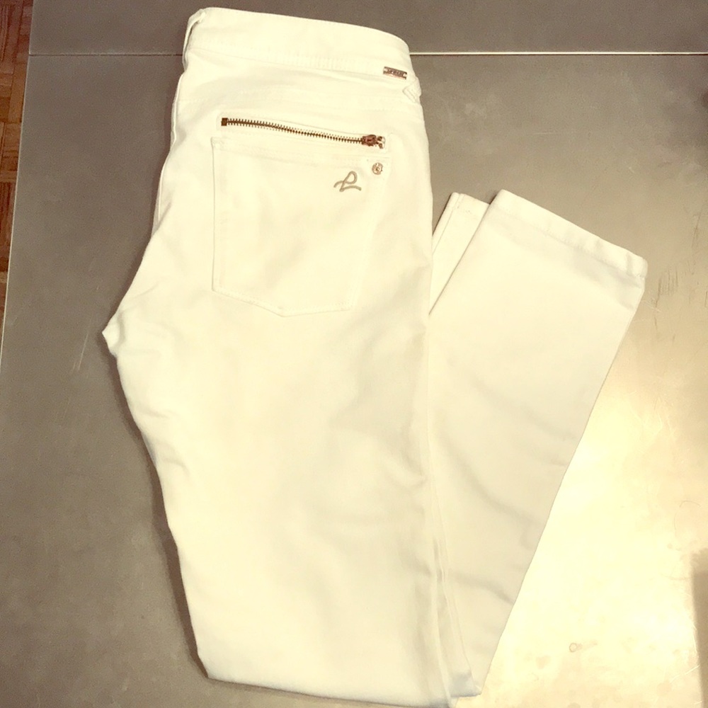 DL1961 white Amanda Skinny jeans in Astor