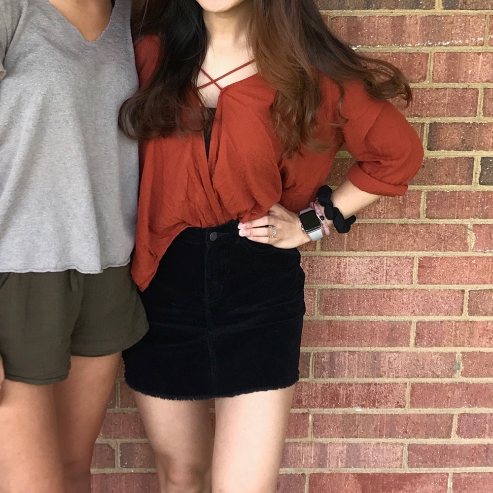 Urban Outfitters Blouse, Burnt Orange