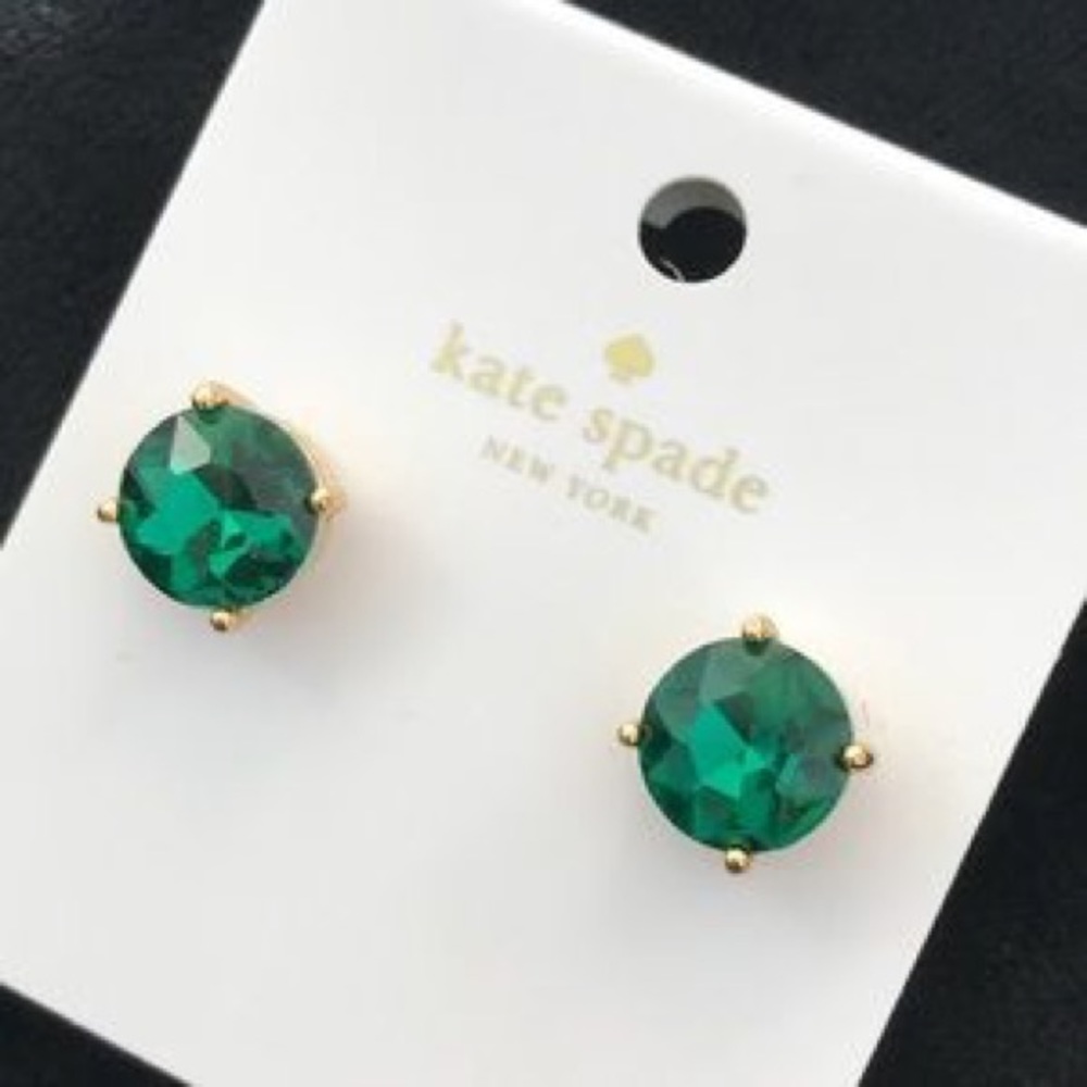 Kate Spade Emerald Stud Earrings