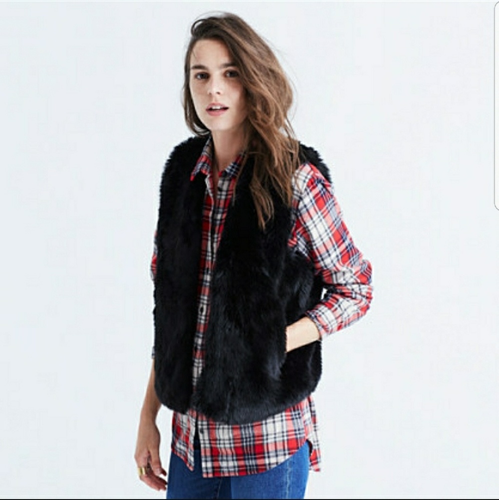 Madewell Faux Fur Vest
