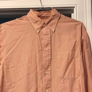 Button-down striped shirt