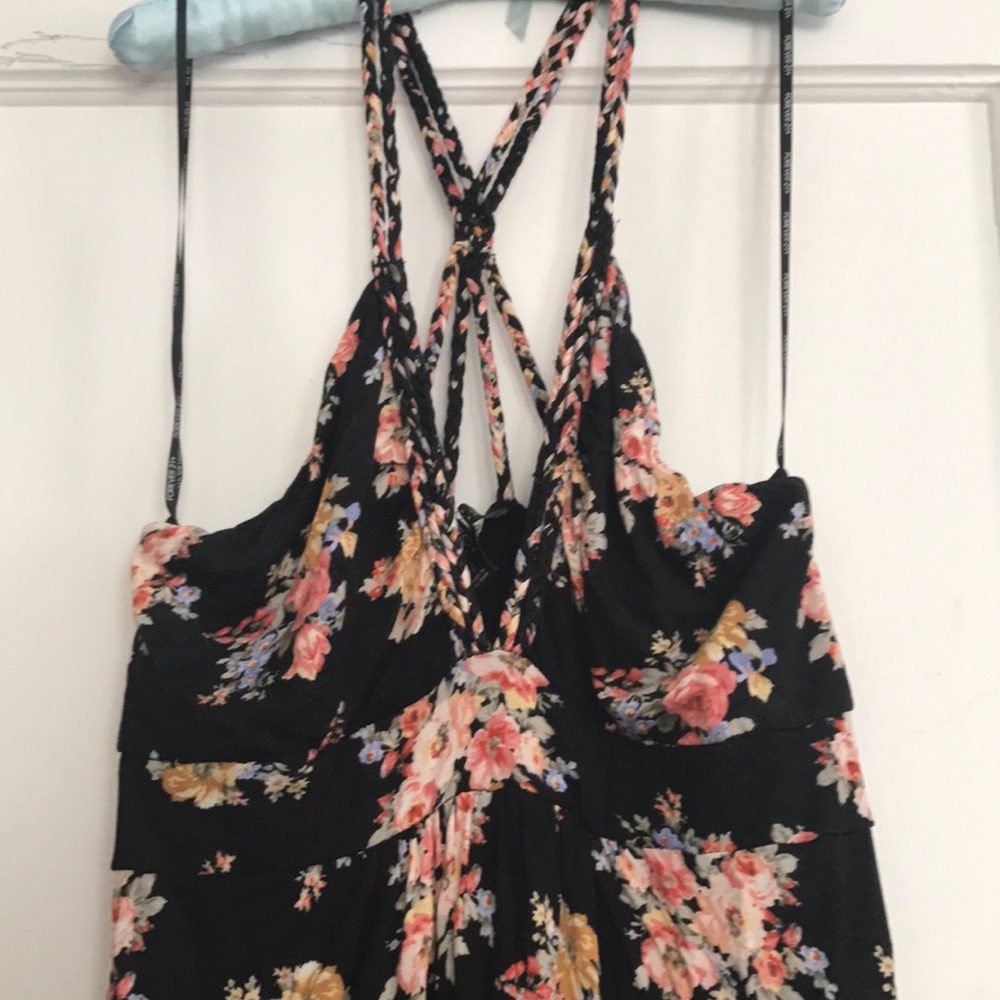 Strappy Floral Maxi Dress