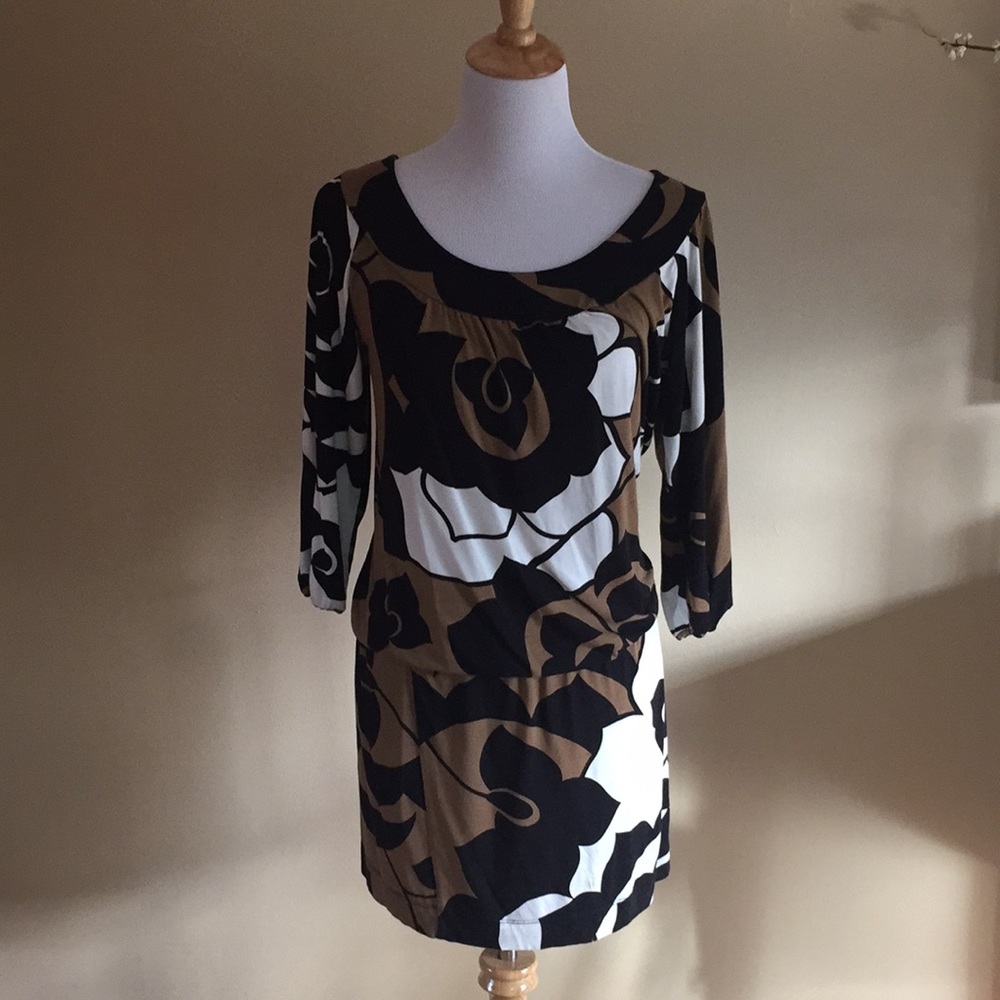 BCBG Max Azria floral mini dress/tunic
