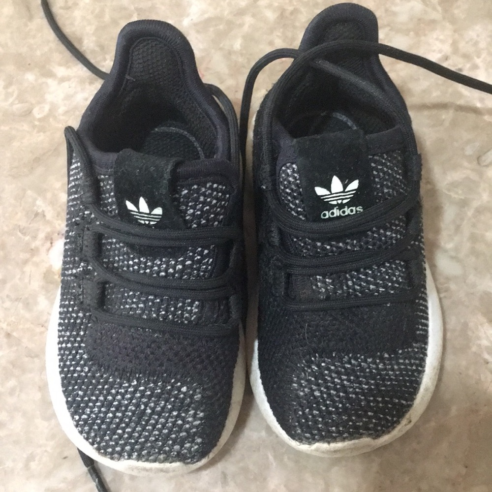 Adidas Black & white sneakers for boys