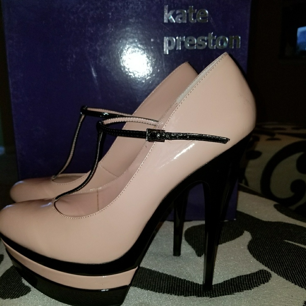 Kate Preston T-strap Platform Heel - Picture 2 of 8