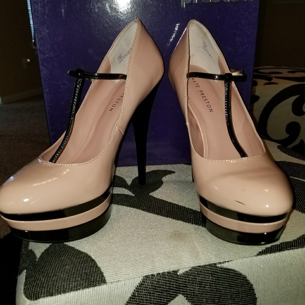 Kate Preston T-strap Platform Heel - Picture 7 of 8