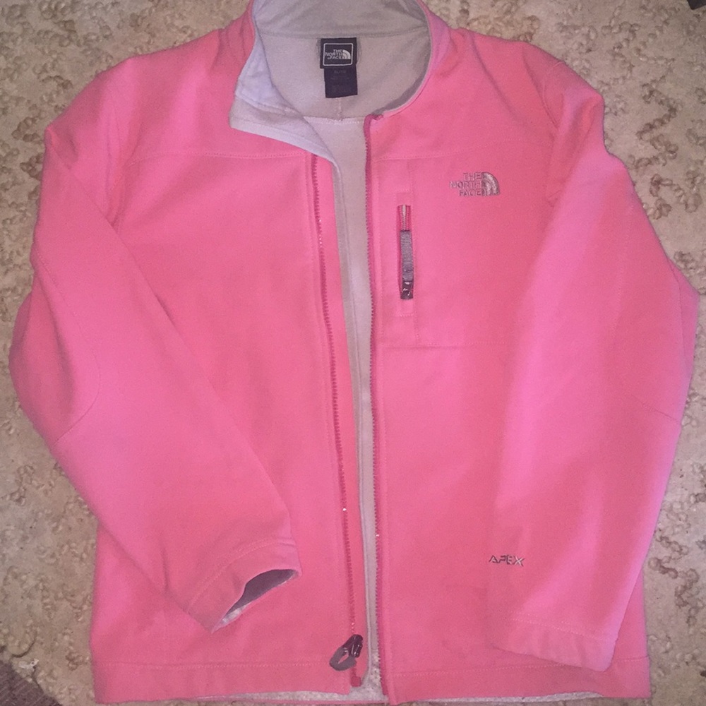 North Face pink jacket