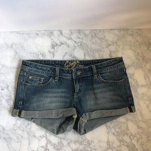 Garage Jean Rolled Jean Shorts SZ 5