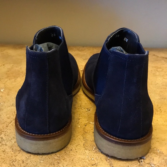 To Boot New York Navy Suede Boots