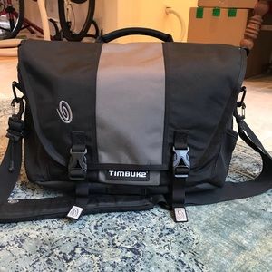 TIMBUK2 Black Messenger Laptop Bag Satchel Medium